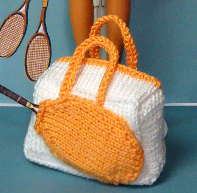 #A55 White Tennis Bag