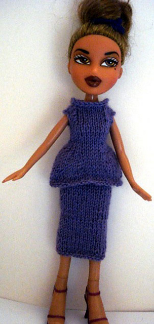 Bratz #096 Lilac skirt and top