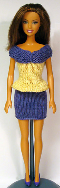 #0258 Lilac and yellow dress