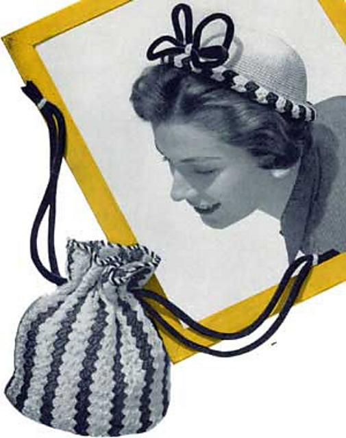 Black & White Striped Hat