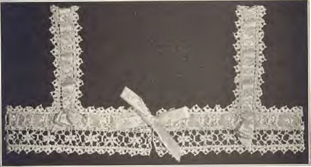 Camisole Yoke in Cluny Crochet No. 677