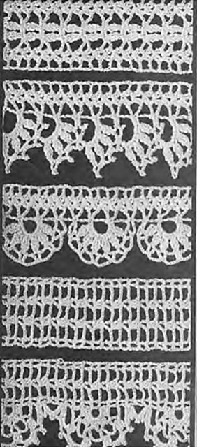 Edgings and Insertions No. 663 and 664