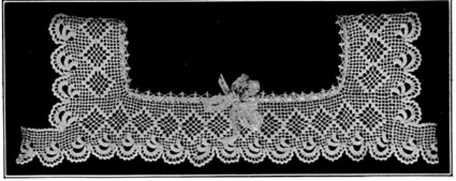 Scalloped Yoke for Nightgown No. 678
