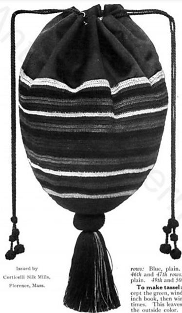 Roman Silk Bag No. 383