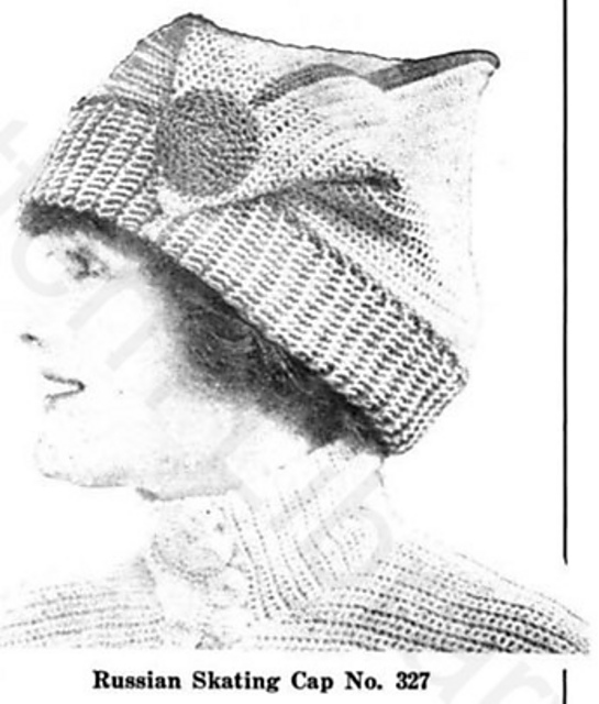 Russian Skating Cap No. 327