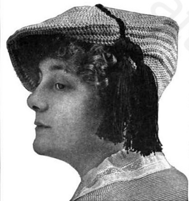 Princess Irene Crocheted Tam-o'-Shanter No. 292