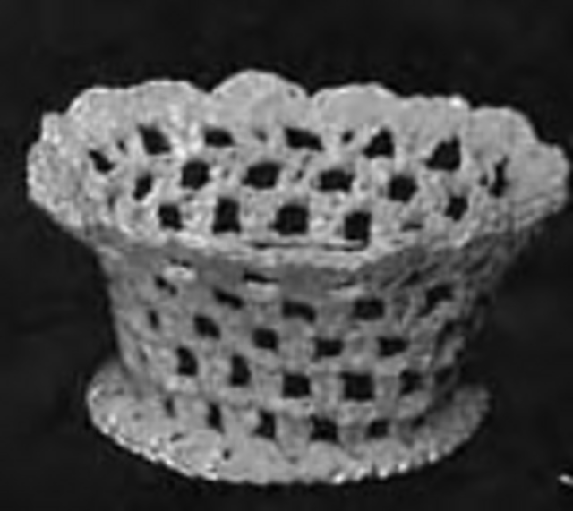 CMC Crocheted Basket, No. 290