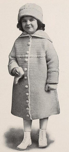 Child's Crocheted Coat Model 50