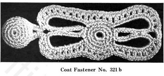 Coat Fastener No. 321b