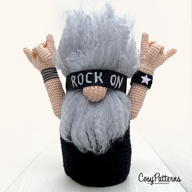 Ravelry: Rock On Gnome Ozzy pattern by Nice and Cosee