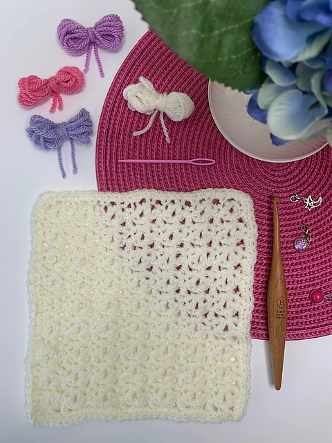 Blossom Stitch Square