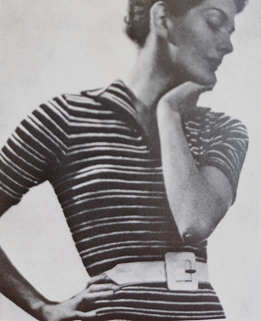 Striped Summer Sweater 1939