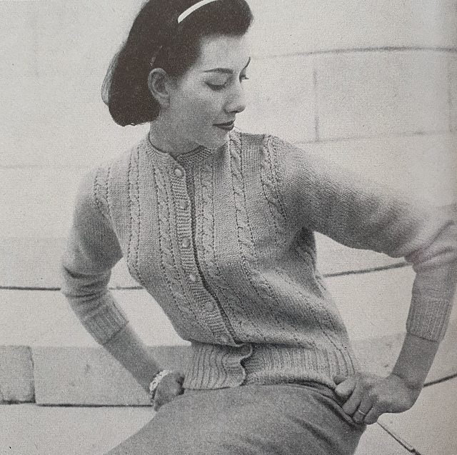 Double Quick Cable Cardigan