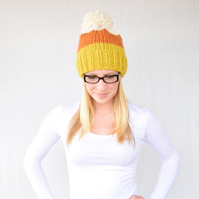Halloween Candy Corn Hat
