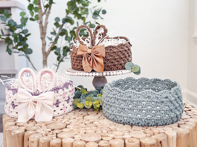 Granny Stitch Easter Bunny Basket