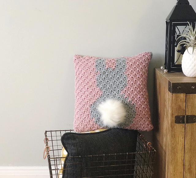 Bunny Tail Pillow