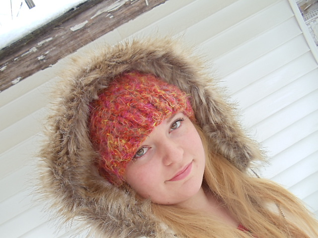 Hunger Games Katniss inspired Girl On Fire Beanie