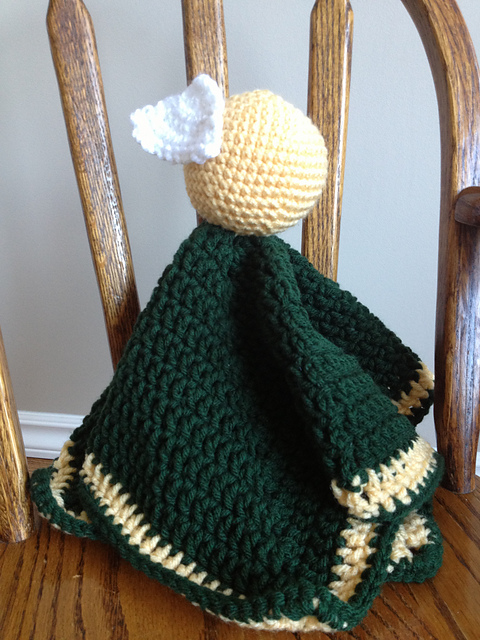 Golden Snitch Lovey Security Blanket