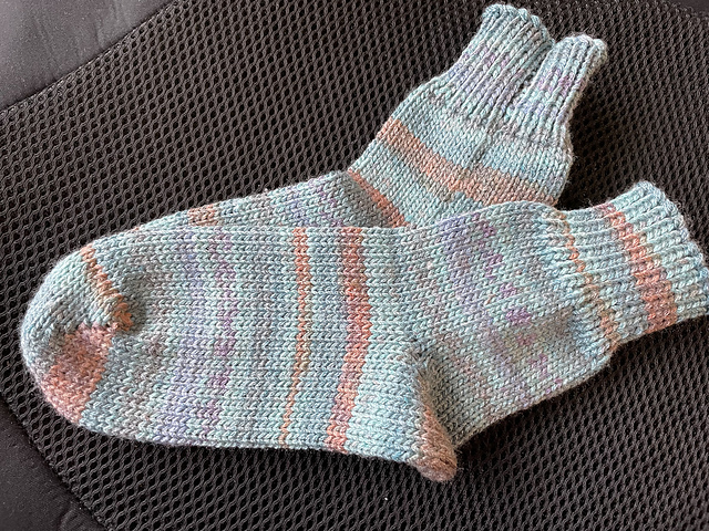 Seamed Sock - 4 ply yarn