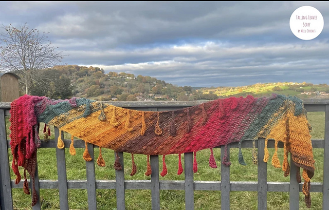 Falling Leaves Scarf