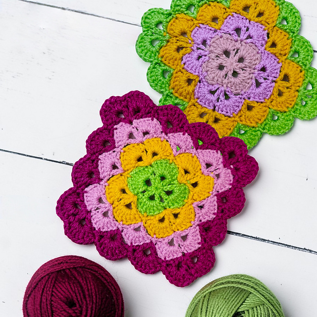 Shell Stitch Granny Square