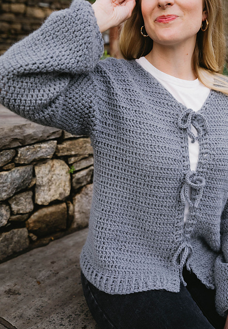 Triple Tie Cardi