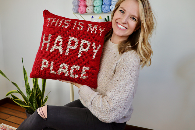 Happy Place Pillow