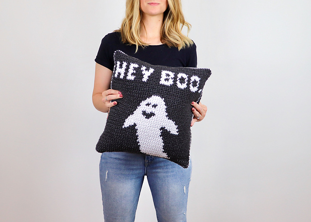 Hey Boo Pillow