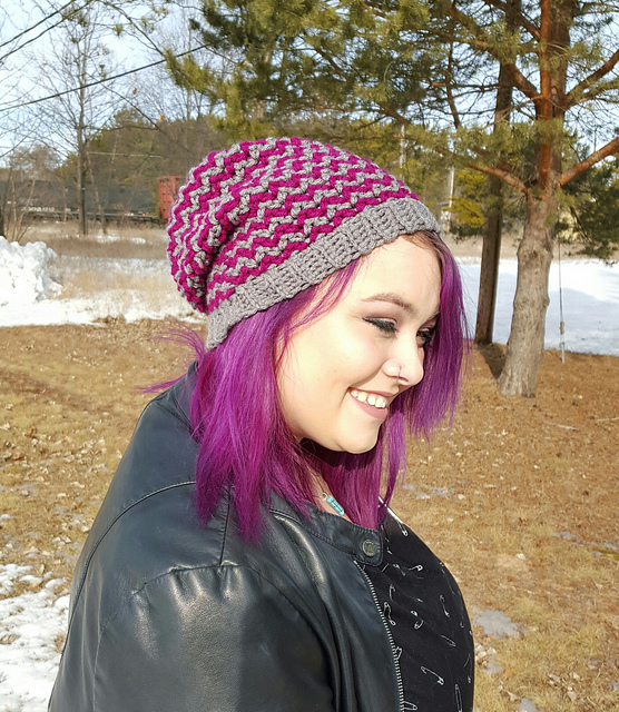 Easy V Slouchy Hat