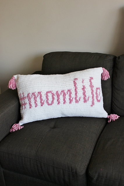 #momlife Removable Pillow Cover
