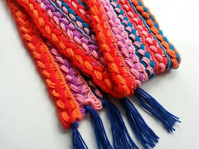 Braided Broomstick Scarf