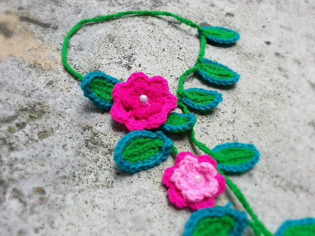Floral Neck Piece