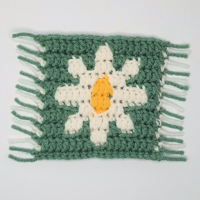 Mosaic Flower Mug Rugs