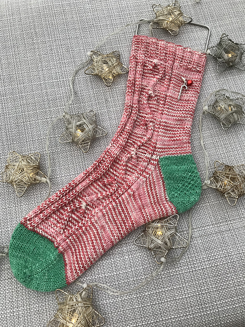 Candy Cane Socks
