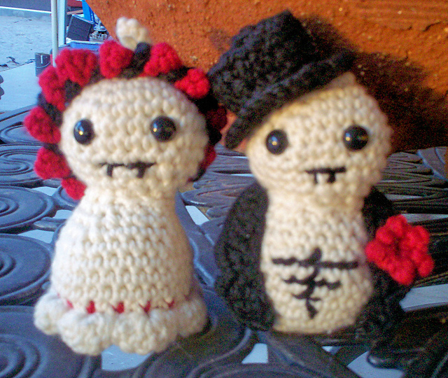 Day of the Dead Gal and Fellow