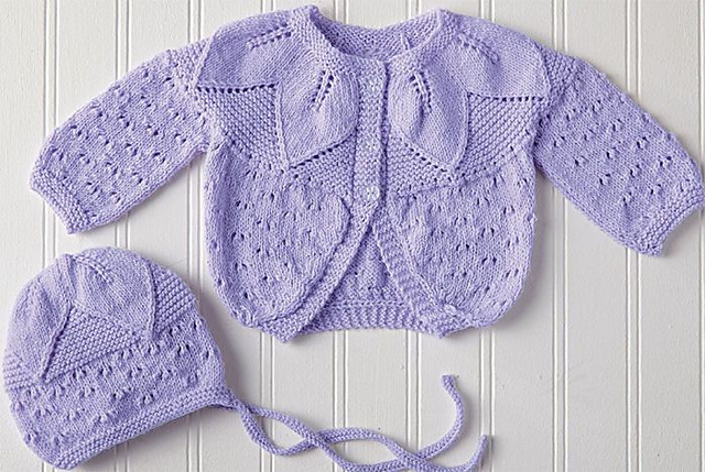 Leaf Yoke Shrug and Hat