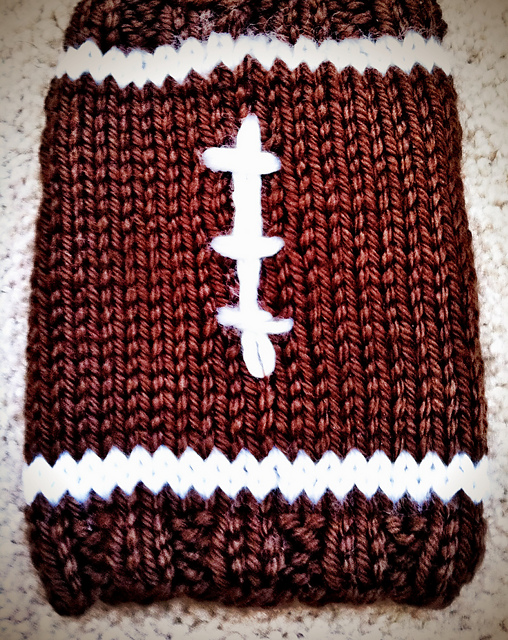 Football Bottle Cozy
