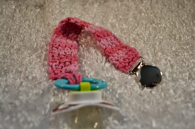 Crochet Pacifier Clip