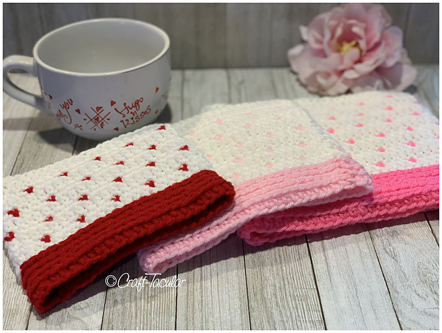Sprinkled Hearts Sack Hat