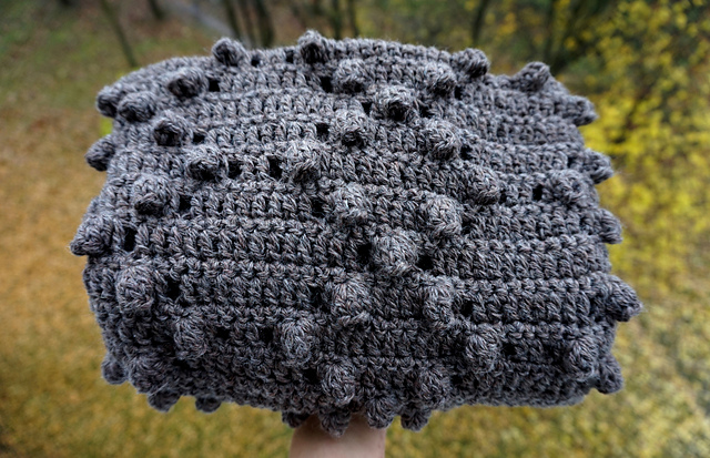 Baby blanket Diamonds in Popcorns