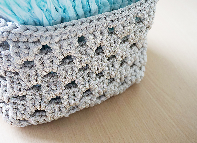 Square Cord Nursery Basket
