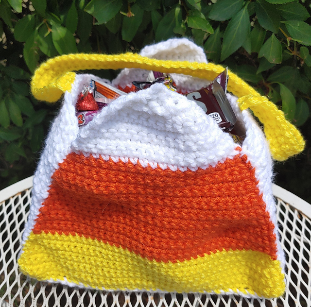 Candy Corn Halloween Bag