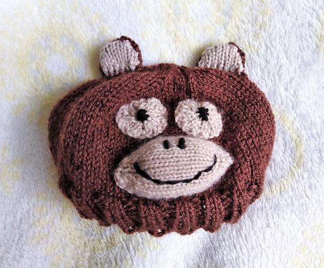 Monkey Baby Hat