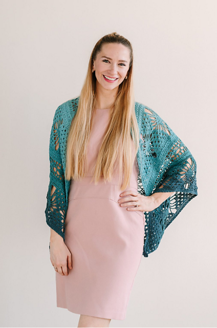 Indigolite Diamonds Shawl