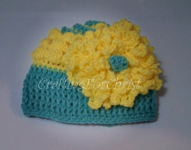 B's Lil’ Flowers Hat and Diaper Set