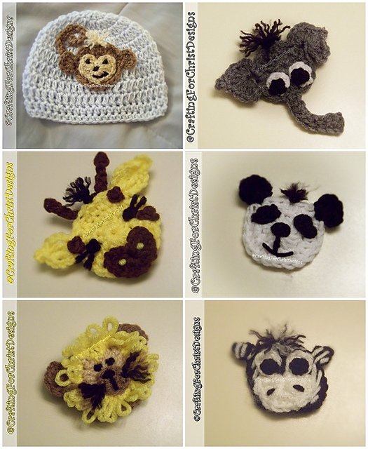 B's “The Zoo Crew” Applique Pack