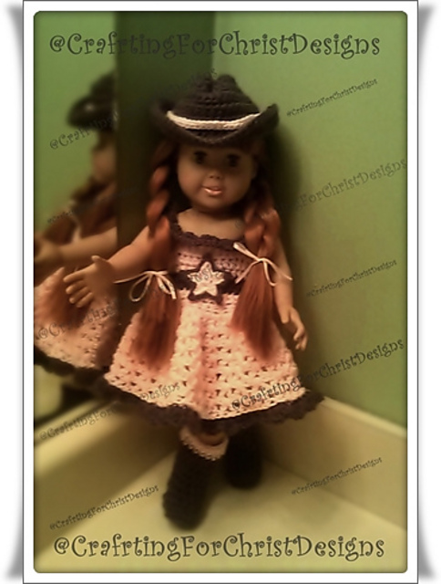 B's 18"Doll CountryGirl Dress