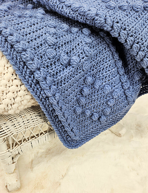 Cabled Diamond Blanket
