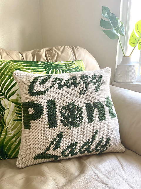 Crazy Plant Lady Pillow