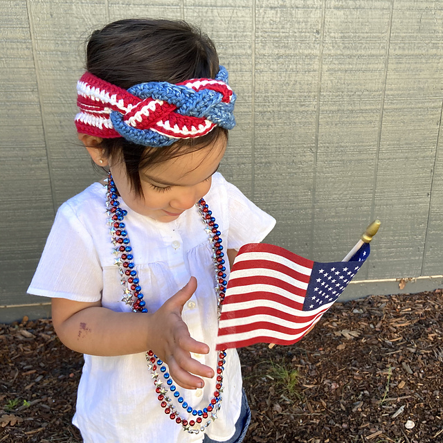 Summer Crossed Pair Headband